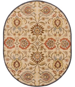 Livabliss Caesar CAE1116 Ivory Denim Area Rug 8 ft. X 10 ft. Oval