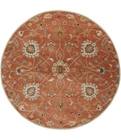 Livabliss Caesar CAE1119 Clay Camel Area Rug 8 ft. Round