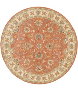 Livabliss Caesar CAE1124 Camel Moss Area Rug 6 ft. Round