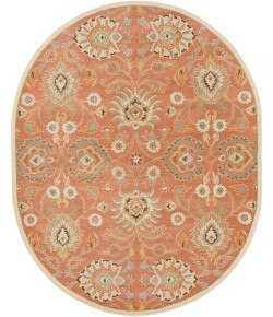 Livabliss Caesar CAE1124 Camel Moss Area Rug 8 ft. X 10 ft. Oval