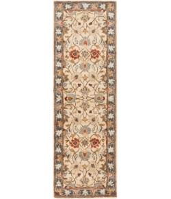 Livabliss Caesar CAE1125 Bright Yellow Denim Area Rug 3 ft. X 12 ft. Runner