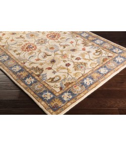 Livabliss Caesar CAE1125 Bright Yellow Denim Area Rug 6 ft. X 9 ft. Oval