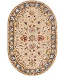 Surya Caesar CAE1125 Bright Yellow Denim Area Rug 6 ft. X 9 ft. Oval