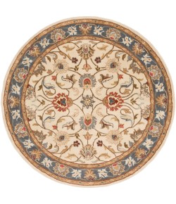 Livabliss Caesar CAE1125 Bright Yellow Denim Area Rug 9 ft. 9 in. Round