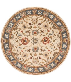 Surya Caesar CAE1125 Bright Yellow Denim Area Rug 4 ft. Round