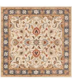 Livabliss Caesar CAE1125 Bright Yellow Denim Area Rug 4 ft. Square