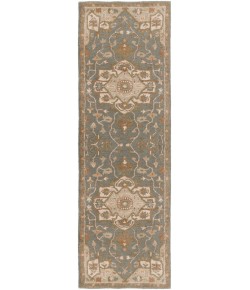 Livabliss Caesar CAE1144 Medium Gray Khaki Area Rug 2 ft. 6 in. X 8 ft. Runner