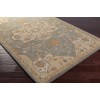 Livabliss Caesar CAE1144 Medium Gray Khaki Area Rug 6 ft. X 9 ft. Oval