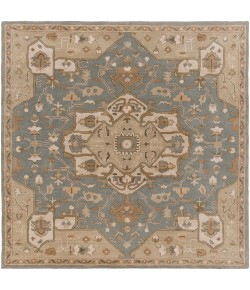Livabliss Caesar CAE1144 Medium Gray Khaki Area Rug 4 ft. Square