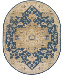 Surya Caesar CAE1145 Navy Ivory Area Rug 8 ft. X 10 ft. Oval