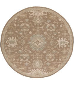 Livabliss Caesar CAE1149 Camel Medium Gray Area Rug 9 ft. 9 in. Round