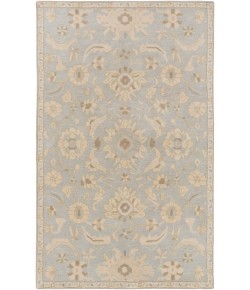 Livabliss Caesar CAE1162 Light Gray Beige Area Rug 6 ft. X 9 ft. Oval
