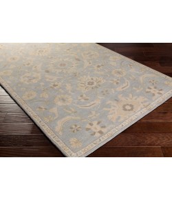 Livabliss Caesar CAE1162 Light Gray Beige Area Rug 6 ft. X 9 ft. Oval