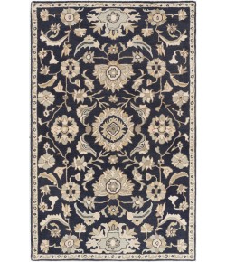 Surya Caesar CAE1164 Ink Beige Area Rug 6 ft. X 9 ft. Oval