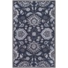 Livabliss Caesar CAE1191 Navy Charcoal Area Rug 2 ft. X 4 ft. Hearth