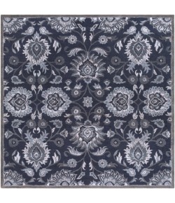 Livabliss Caesar CAE1191 Navy Charcoal Area Rug 8 ft. Square
