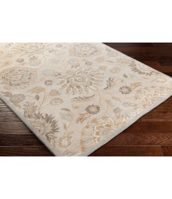 Livabliss Caesar CAE1192 Light Gray Khaki Area Rug 6 ft. X 9 ft. Oval