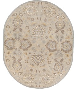 Surya Caesar CAE1192 Light Gray Khaki Area Rug 8 ft. X 10 ft. Oval