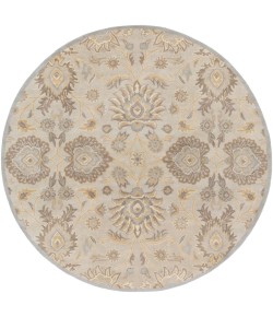 Surya Caesar CAE1192 Light Gray Khaki Area Rug 9 ft. 9 in. Round