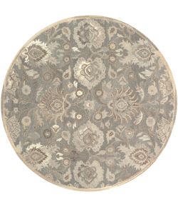 Livabliss Caesar CAE1195 Taupe Camel Area Rug 4 ft. Round