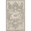 Livabliss Caesar CAE1196 Charcoal Taupe Area Rug 6 ft. X 9 ft. Oval