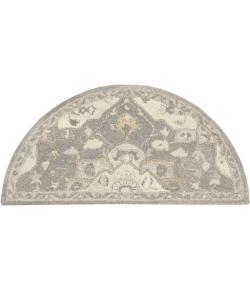 Livabliss Caesar CAE1196 Charcoal Taupe Area Rug 2 ft. X 4 ft. Hearth