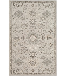 Surya Caesar CAE1197 Taupe Charcoal Area Rug 6 ft. X 9 ft. Oval