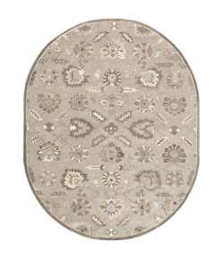 Surya Caesar CAE1198 Taupe Charcoal Area Rug 8 ft. X 10 ft. Oval