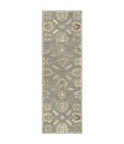 Livabliss Caesar CAE1199 Charcoal Taupe Area Rug 3 ft. X 12 ft. Runner