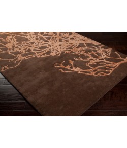 Surya Modern Classics CAN2005 Dark Brown Peach Area Rug 9 ft. X 13 ft. Rectangle