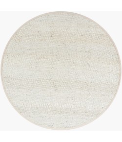Surya Coil Bleached Butter CBU-2300 6 ft. X 6 ft. Round Rug