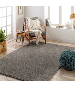 Livabliss Cloudy Shag CDG2304 Grey Medium Grey Area Rug 6 ft. 7 in. X 9 ft. Rectangle