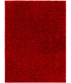 Livabliss Cloudy Shag CDG2325 Burgundy Brown Area Rug 6 ft. 7 in. X 9 ft. Rectangle