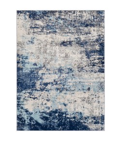 Livabliss Chester CHE2342 Dark Blue Aqua Area Rug 6 ft. 7 in. X 9 ft. Rectangle