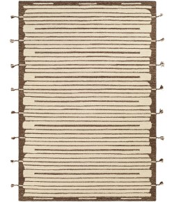 Livabliss Cherokee CHK2311 Light Beige Dark Brown Area Rug 6 ft. X 9 ft. Rectangle
