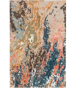 Surya Chemistry CHM2002 Navy Camel Area Rug 8 ft. Square
