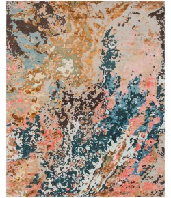 Surya Chemistry CHM2002 Navy Camel Area Rug 8 ft. X 10 ft. Rectangle
