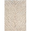 Livabliss City CIT2301 Light Gray Beige Area Rug 6 ft. 7 in. X 9 ft. Rectangle