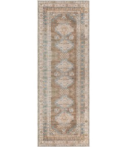Livabliss Colin CLN2303 Dusty Sage Light Beige Area Rug 2 ft. 7 in. X 7 ft. 3 in. Runner