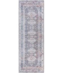 Livabliss Colin CLN2304 Charcoal Gray Area Rug 2 ft. 7 in. X 10 ft. Runner