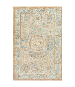Surya Cambridge CMB8014 Aqua Medium Gray Area Rug 2 ft. X 3 ft. Rectangle