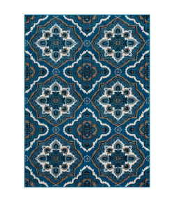 Livabliss Clairmont CMT2305 Sky Blue Camel Area Rug 9 ft. X 12 ft. 4 in. Rectangle