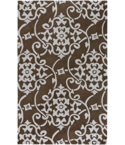 Surya Cosmopolitan COS8829 Dark Brown Medium Gray Area Rug 9 ft. X 13 ft. Rectangle