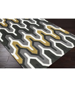 Surya Cosmopolitan COS9177 Lime Charcoal Area Rug 8 ft. Round