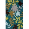 Surya Cosmopolitan COS9208 Deep Teal Light Brown Area Rug 9 ft. X 13 ft. Rectangle