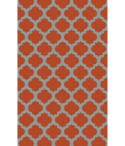 Surya Cosmopolitan COS9239 Bright Orange Medium Gray Area Rug 9 ft. X 13 ft. Rectangle