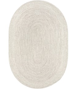Livabliss Chesapeake Bay CPK2303 Medium Gray Camel Area Rug 5 ft. X 7 ft. 6 in. Oval