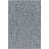 Livabliss Chesapeake Bay CPK2304 Dark Blue Medium Gray Area Rug 6 ft. X 9 ft. Oval