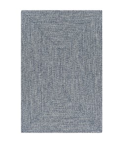 Livabliss Chesapeake Bay CPK2304 Dark Blue Medium Gray Area Rug 5 ft. X 7 ft. 6 in. Oval