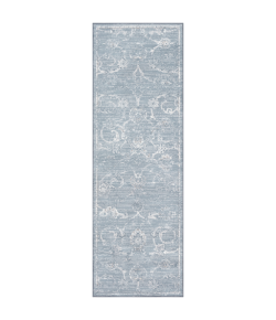 Surya Contempo CPO3725 Denim Pale Blue Area Rug 2 ft. 7 in. X 7 ft. 10 in. Runner